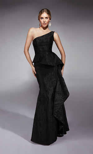 UNK-27732. Long, One Shoulder, Straight, Closed Back image 2