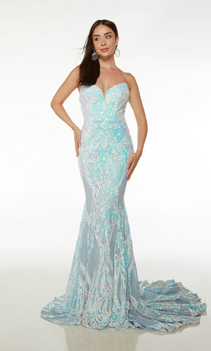 UNK-61648. Long, Strapless Neckline, Mermaid image 0