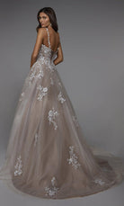 UNK-Wedding Dress: 7043. Long Bridal Gown, Sweetheart Neckline, Ball Gown image 1