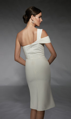 UNK-70054. Short, One Shoulder, Straight, Closed Back image 1