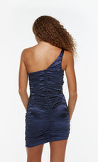 UNK-4566. Short, One Shoulder, Straight, Closed Back image 1
