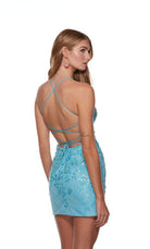 UNK-4620. Short, Sweetheart Neckline, Straight image 3