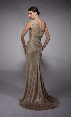 UNK-27763. Long, One Shoulder, Straight, Closed Back image 1