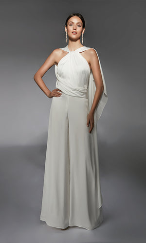 UNK-70069. Short, High Neck, Jumpsuit, Closed Back image 0