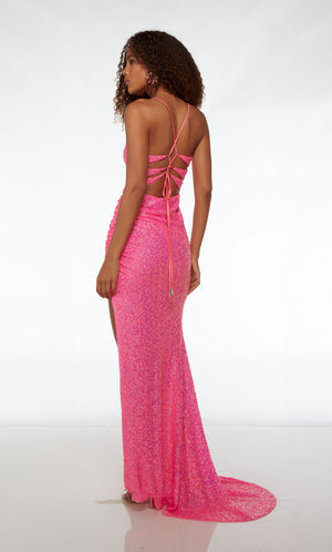 UNK-61519. Long, Square Neckline, Straight image 1