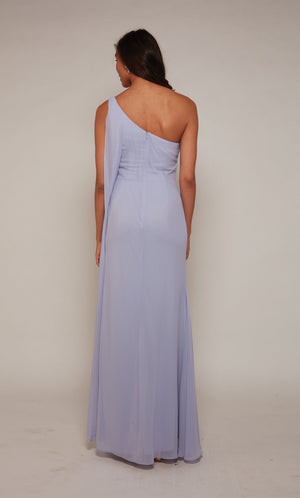 UNK-27603. Long, One Shoulder, Straight, Closed Back image 8
