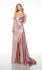 UNK-61571. Long, Off The Shoulder Neckline, Fit N Flare image 16