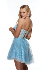 UNK-3780. Short, Sweetheart Neckline, A-line image 1