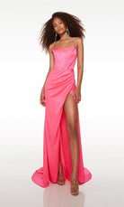 UNK-61522. Long, Square Neckline, Straight image 6