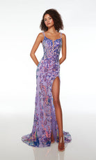 UNK-61661. Long, Scooped Neckline, Straight, Open Back image 2
