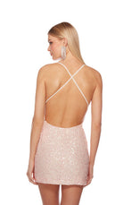 UNK-84000. Short, V Neckline, Straight, Strappy Back image 18