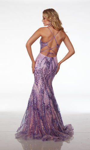 UNK-61656. Long, Plunging Neckline, Mermaid image 3
