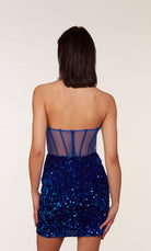 UNK-4792. Short, Sweetheart Neckline, Straight image 12