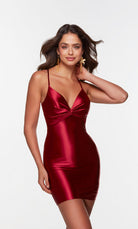 UNK-4530. Short, Sweetheart Neckline, Straight image 0