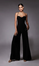 UNK-70075. Short, Sweetheart Neckline, Jumpsuit image 2