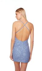 UNK-84001. Short, V Neckline, Straight, Strappy Back image 32