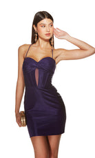 UNK-4924. Short, Sweetheart Neckline, Straight image 2
