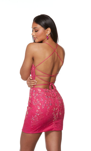 UNK-4620. Short, Sweetheart Neckline, Straight image 5