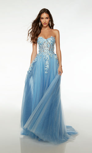 UNK-61634. Long, Sweetheart Neckline, A-line image 0