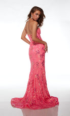 UNK-61505. Long, Strapless, Fit And Flare, Lace-up Back image 4