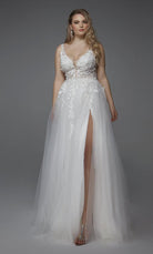 UNK-60894. Long, Plunging Neckline, A-line image 14