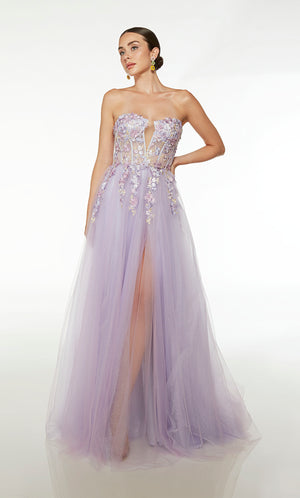 UNK-61654. Long, Sweetheart Neckline, A-line image 0