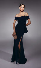 UNK-27744. Long, Off The Shoulder, Straight image 0