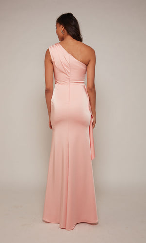UNK-27624. Long, One Shoulder, Straight, Closed Back image 4