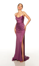 UNK-61433. Long, Cowl Neck, Straight, Strappy Back image 2