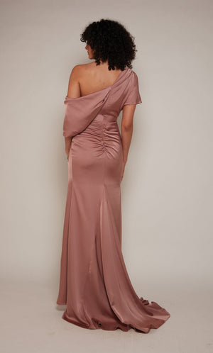 UNK-27652. Long, One Shoulder, Straight, Closed Back image 3