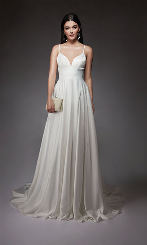 UNK-7095. Long, Sweetheart Neckline, A-line image 4