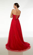 UNK-61479. Long , Scooped Neckline, Ballgown image 1