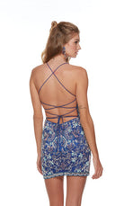 UNK-4665. Short, Scoop Neck, Straight, Strappy Back image 10