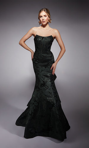 UNK-27747. Long, Off The Shoulder, Mermaid, Closed Back image 2