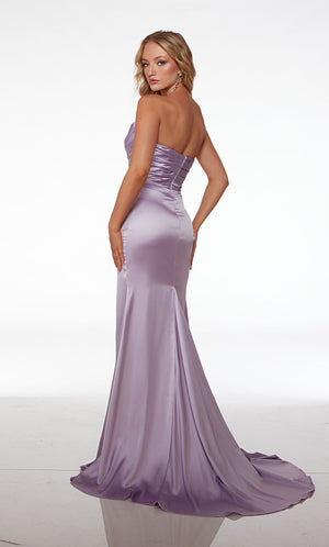 UNK-61571. Long, Off The Shoulder Neckline, Fit N Flare image 7
