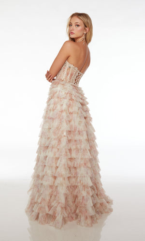 UNK-61535. Long, Strapless Neckline, Ballgown image 2