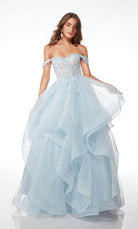 UNK-61636. Long, Off The Shoulder, Ballgown image 2