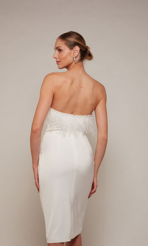 UNK-70028. Short, Strapless, Straight, Closed Back image 1