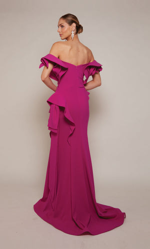 UNK-27643. Long, Off The Shoulder, Straight image 2