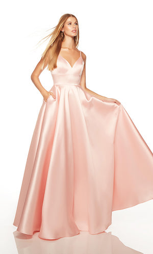 UNK-1754. Long, Sweetheart Neckline, A-line image 6