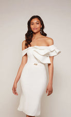 UNK-70032. Short, Off The Shoulder, Straight image 2