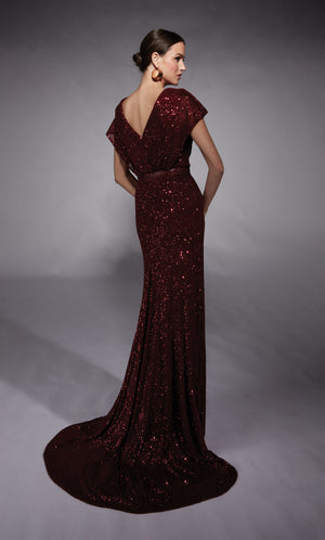 UNK-27708. Long, V-neck, Straight, V Shaped Back image 3