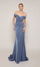 UNK-27698. Long, Off The Shoulder, Straight image 1