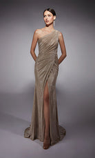 UNK-27763. Long, One Shoulder, Straight, Closed Back image 2