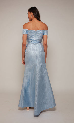 UNK-27639. Long, Off The Shoulder, Fit N Flare image 4