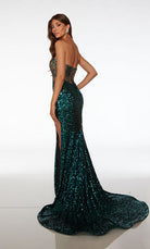 UNK-61573. Long, Sweetheart Neckline, Straight image 1