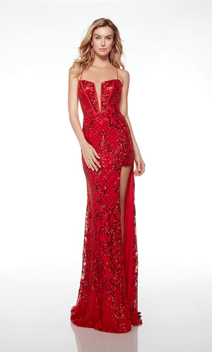 UNK-61482. Long, Off The Shoulder Neckline, Straight image 2