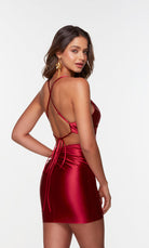 UNK-4530. Short, Sweetheart Neckline, Straight image 1