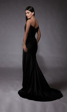UNK-7093. Long, Strapless, Straight, Closed Back image 10