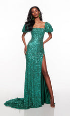 UNK-61392. Long, Square Neckline, Straight, Open Back image 0